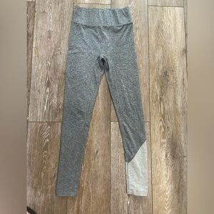 Each X Other Grey Colorblock Ankle Leggings | Size S | Athleisure